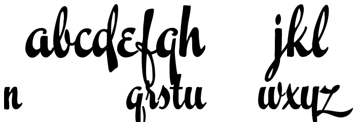 Easter Parade Trial Version Font LOWERCASE
