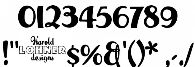 Easter Parade Шрифта ДРУГИЕ символов