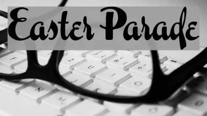 Easter Parade Шрифта examples