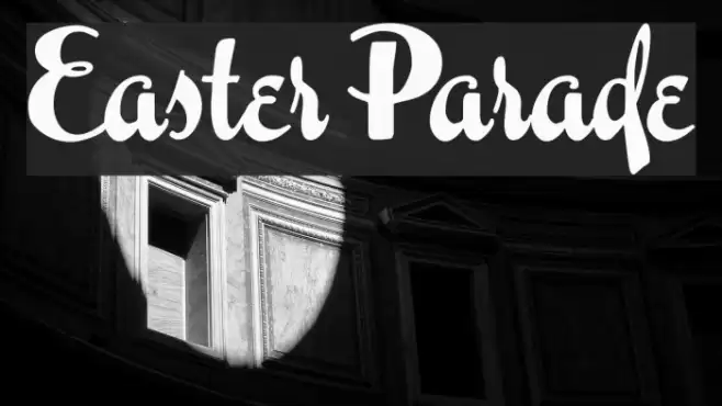 Easter Parade Шрифта examples