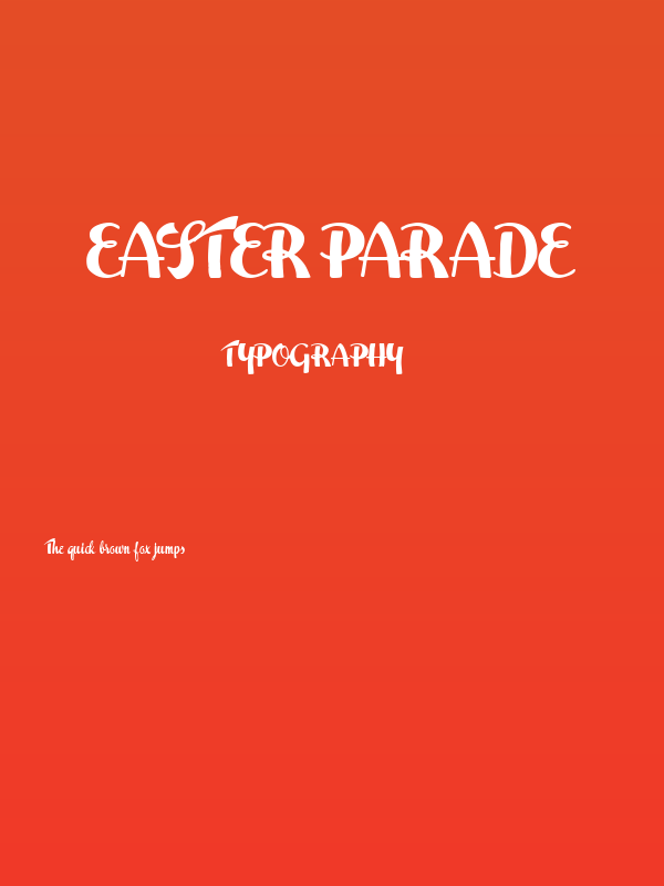 Easter Parade Poster