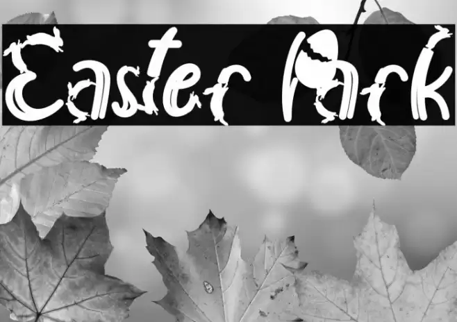 Easter Park Font examples