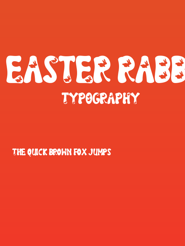 Easter Rabbits Poster