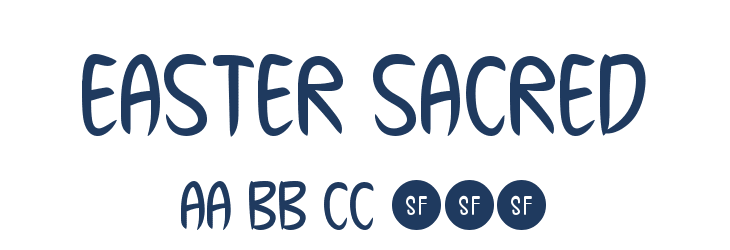 Easter Sacred Font Preview