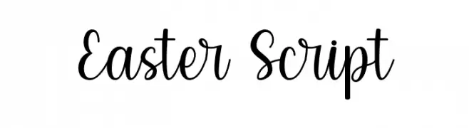 Easter Script Font