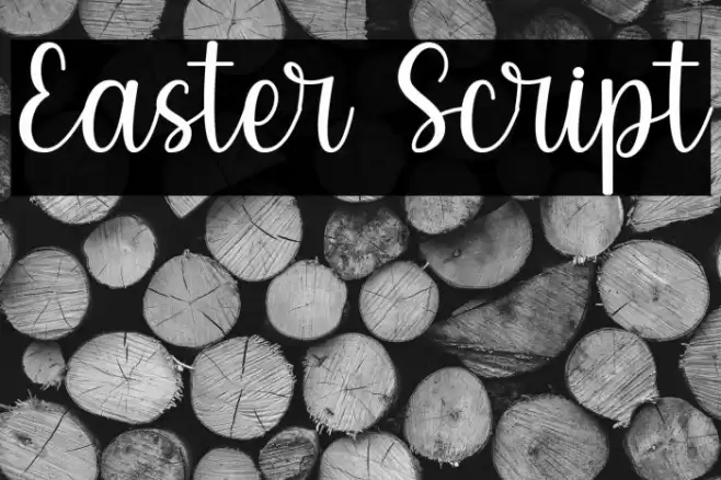 Easter Script Font examples