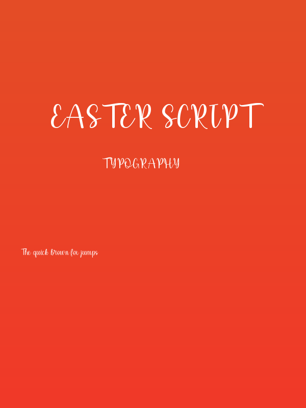 Easter Script Poster
