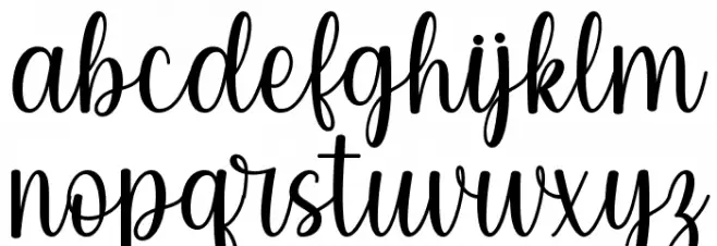 Easter Script Fonte MINÚSCULAS