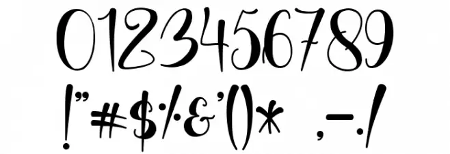 Easter Story - Personal Use Font OTHER CHARS