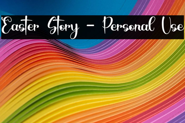 Easter Story - Personal Use Example 1