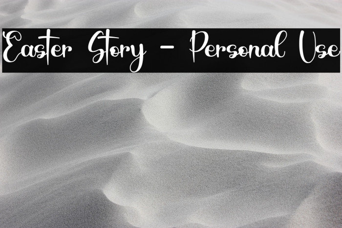 Easter Story - Personal Use Example 2