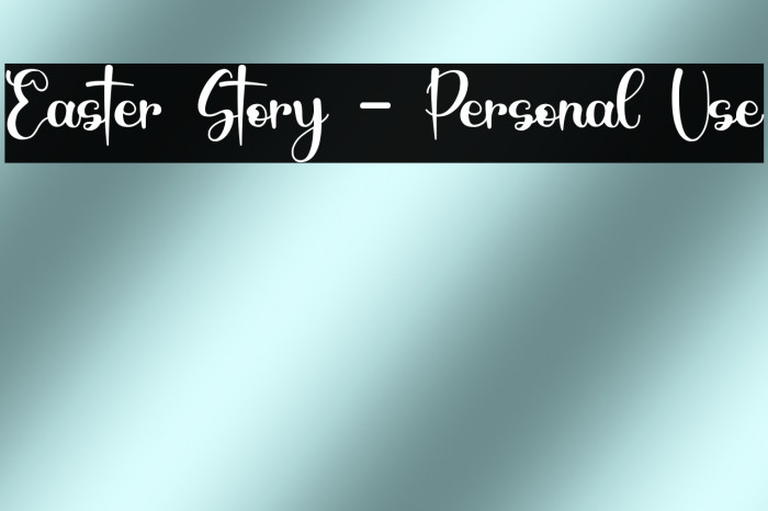 Easter Story - Personal Use Example 3