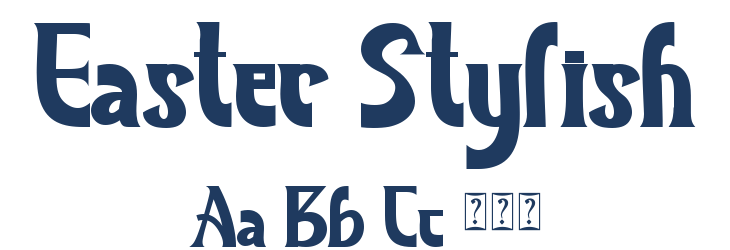 Easter Stylish Font Preview