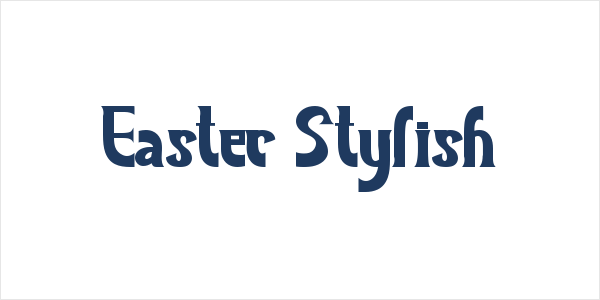 Easter Stylish Logo