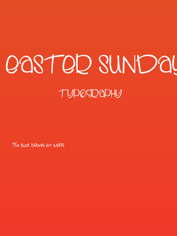 Easter Sunday Poster