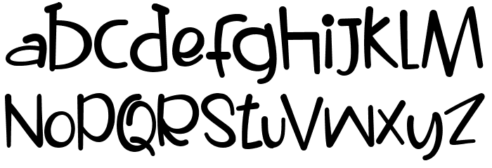 Easter Sunday Font LOWERCASE