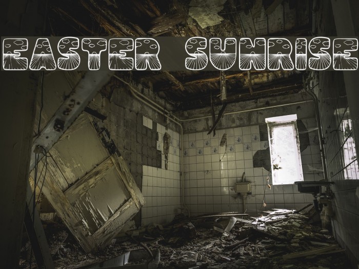 Easter Sunrise Font examples