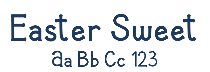 Easter Sweet Font Preview