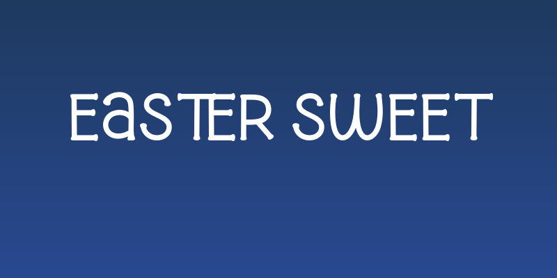 Easter Sweet Social Header