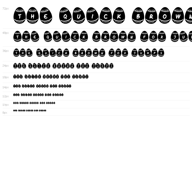 Easter Time Dark Regular Waterfall