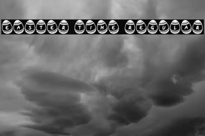 Easter Time Regular Font examples