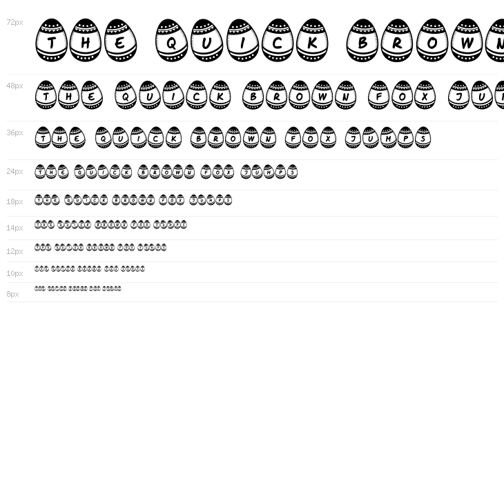 Easter Time Regular Waterfall