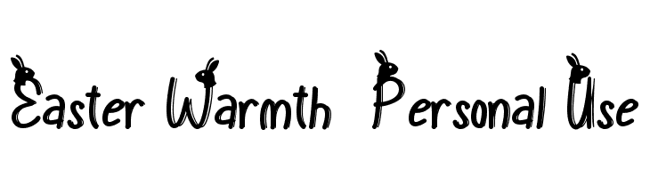 Easter Warmth - Personal Use  Frei Schriftart Herunterladen