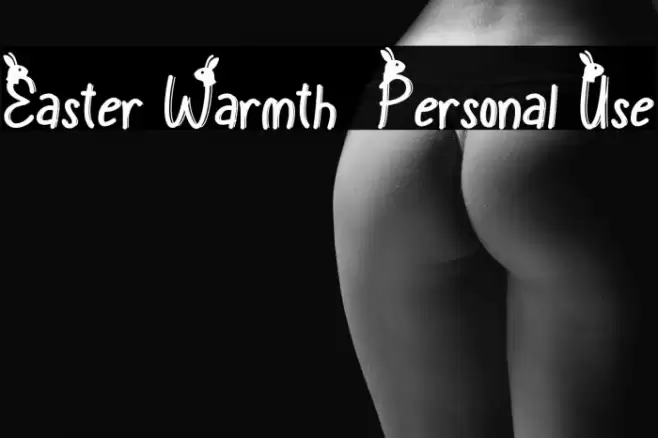 Easter Warmth - Personal Use Font examples