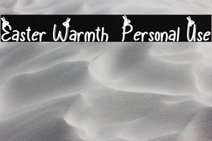 Easter Warmth - Personal Use Example 3