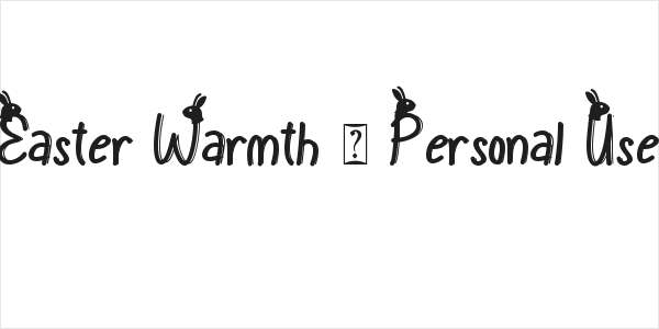 Easter Warmth - Personal Use Logo