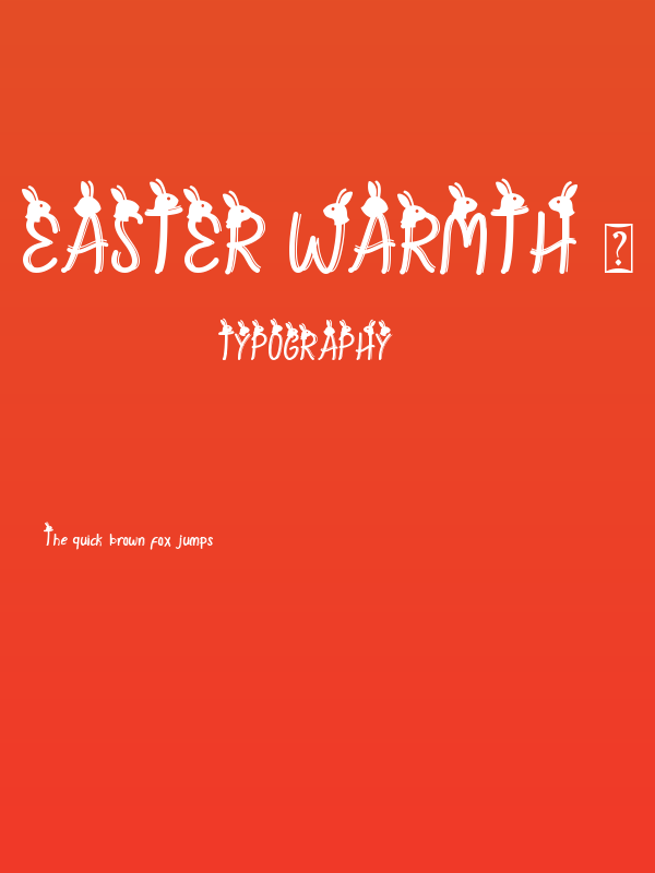 Easter Warmth - Personal Use Poster