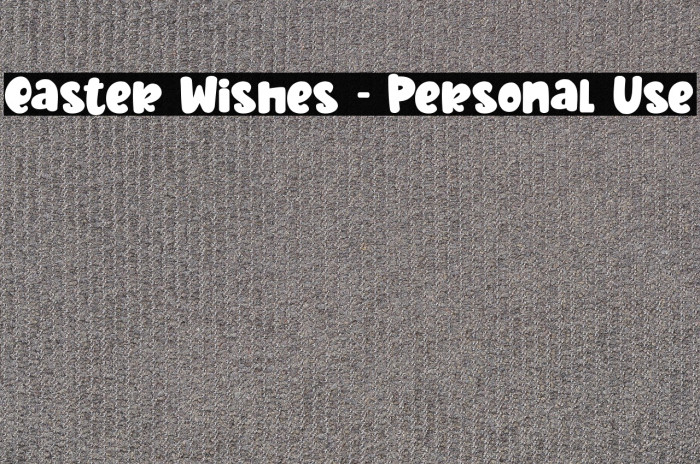 Easter Wishes - Personal Use Example 2