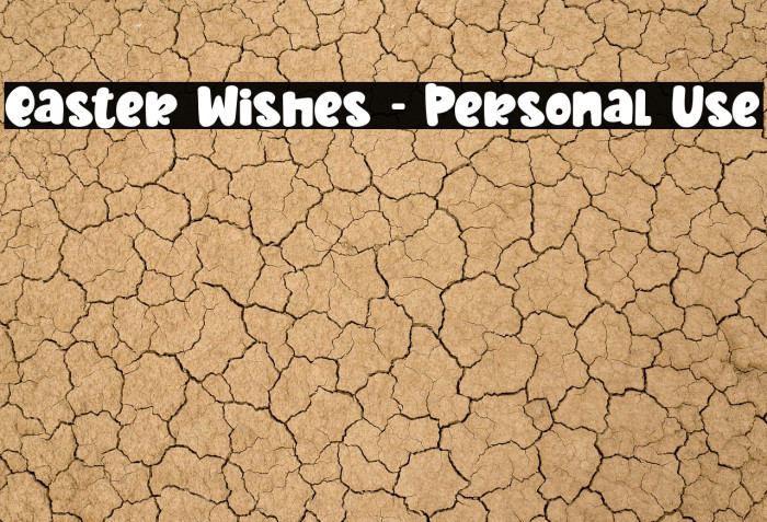 Easter Wishes - Personal Use Example 3