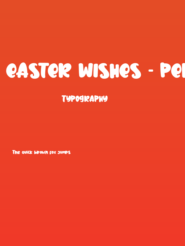 Easter Wishes - Personal Use Poster