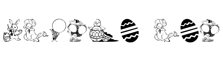 Easter art Font
