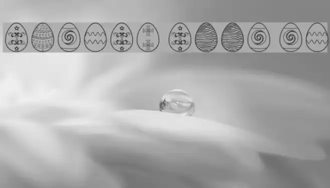Easter eggs ST Font examples