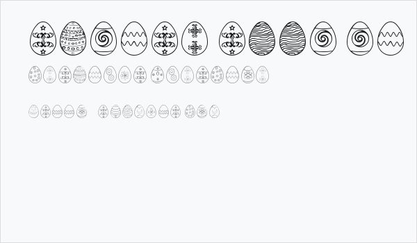 Easter eggs ST Business Card