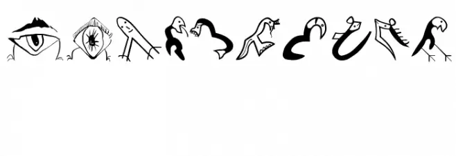 EasterAnimalsFour Font OTHER CHARS