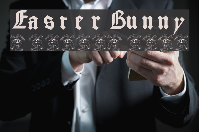 EasterBunny Font examples