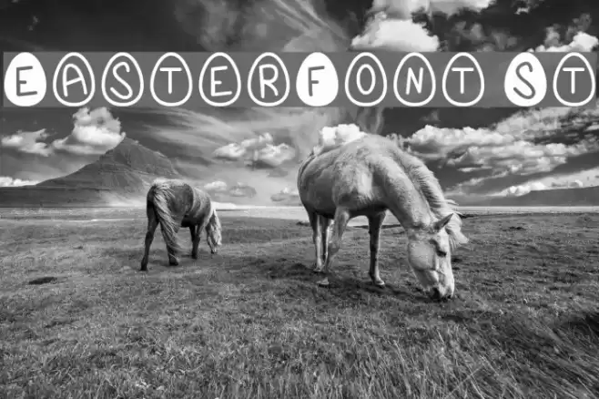 EasterFont St Font examples