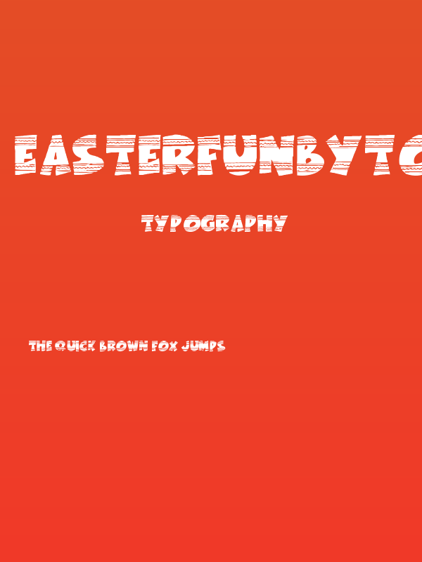 EasterFunbyTom Poster