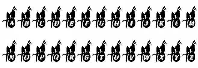 EasterGirl Font UPPERCASE