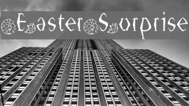 EasterSurprise Font examples