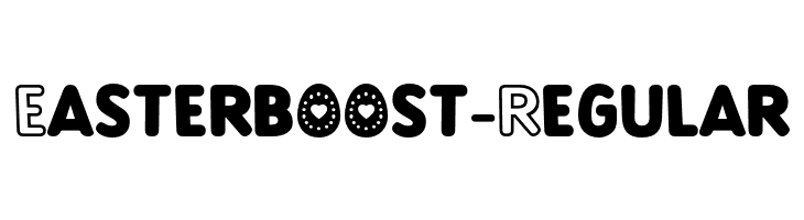 Easterboost-Regular  Descarca Fonturi Gratis
