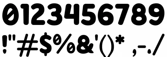 Easterboost-Regular Font Alte caractere