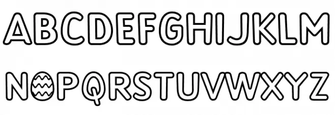Easterboost-Regular Schriftart Groß
