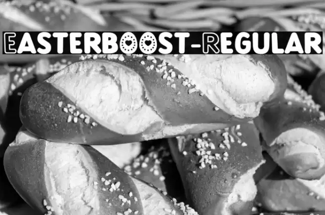 Easterboost-Regular Font examples