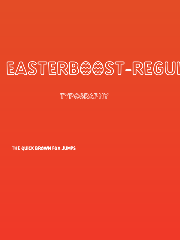 Easterboost-Regular Poster