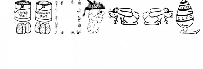 Easteria Font OTHER CHARS