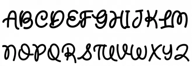 Easteria Font Litere mari